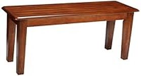 Signature Design by Ashley Furniture-Berringer Dining Bench-Rectangular-Vintage Casual-Rustic Brown Finish