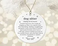 Dog Sitter Christmas Ornament, Dog 