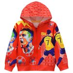 DYWPYCLQ Kids Boys' Hoodie Fashion Sweater Game Cartoon Girls' Jacket Long Sleeve Zipper Coat Casual Wear Clothes 5-13years (CA/US, Age, 9 Years, 10 Years, Style 4)