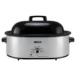 NESCO MWR18-47 Electric Roaster, standard, Silver