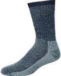 Terramar Unisex Merino Mid Weight Hiker 2pk, Navy, XL