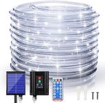 Solar Outdoor Rope Lights, 66ft 200