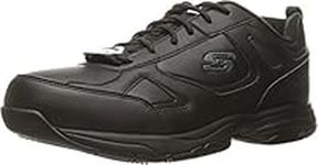 Skechers Men's Dighton Food Service Shoe, Black, 10