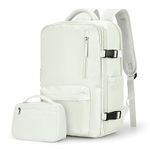 Carry on Backpack,Large Travel Backpack for Women, R1-white, Medium, Big