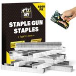 5000pk Galvanised Staples for Staple Gun Type 53 Staples 8mm Upholstery Staple Gun Replacement Staples Wood Staple Gun Staples 8mm Staples for Staple Gun Heavy Duty 8mm Staples for Staple Gun