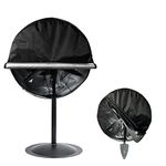 Bitubi Industrial Fan Cover, Waterproof Outdoor Fan Covers, Compatible for 30 Inch Wall Mount Fan and Pedestal Fan, Heavy Duty 600D oxford Dustproof Fan Cover,Black