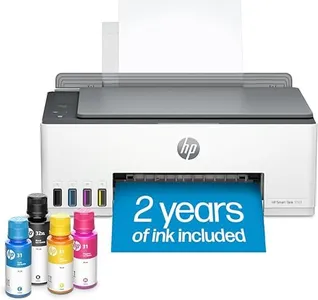 HP Smart Tank 5101 Wireless All-in-One Ink Tank Printer with 2 years of ink included,Print, scan, copy, Best-for-home, Refillable ink tank (1F3Y0A)