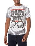 Bravado Run Dmc Glass Ny Tie Dye Tee, Tie Dye, X-Large