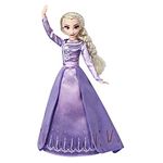 DISNEY FROZEN Arendelle Elsa Fashion Doll With Detailed Ombre Blue Dress Inspired by Disney's Frozen 2 - Toy For Kids Ages 3 and Up