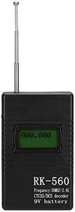 Frequency Counter Meter, Portable Handheld Radio Frequency Testing, 50MHz-2.4GHz with Antenna, for DCS, CTCSS Testing