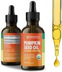 Organic Pumpkin Seed Oil for Prostate Health, Hormone Balance, Hair Health - Pumpkin Oil Supports Hair and Eyelash Health - 100% Cold Pressed Pumpkin Seed Extract - Non-GMO, Vegan, Unflavored, 30mL