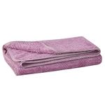 UrbanLeaf Microfiber Large Bath Towel | Quick Dry Super Absorbent - Bath Towel For Men And Women | Purple | Towel For Bath, Travel, Gym, Beach, Pool, And Yoga (70 X 140 Cms), 250 TC