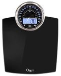 Ozeri Rev Digital Bathroom Scale with Electro-Mechanical Weight Dial (Black)