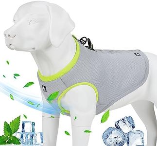 juxzh Truelove Dog Cooling Vest Harness Cooler Jacket with Adjustable Zipper for Outdoor Hunting Training and Camping