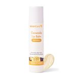 WishCare Ceramide Lip Balm SPF 50 PA+++ | Brightening Lip Balm for Dark Lips | In-Vivo Tested | Kojic Acid & Niacinamide | Natural & Untinted | For Women & Men | 5g