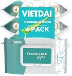 Wet Toilet Wipes 168 Count Flushabl