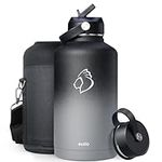 Insulated Water Bottle 64 oz with S
