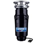 Waste Maid 10-US-WM-458-SL-3B Garbage Disposal, 1/2 HP Mid Duty, Black