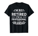 I'm Not Retired I'm A Professional Grandad Funny Retirement T-Shirt