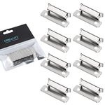 Creality Official Ender 3 Bed Clips, Ender 3 Pro Glass Bed Clips Clamps 7mm Original for Ender 3 V2, Ender 3S, Ender 5 Pro, CR-20 PRO, CR-10S Pro 3D Printer Heated Glass Bed Platform (8PCS Bed Clips)