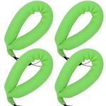 Catcan 4Pcs Waterproof Camera Float Strap, Universal Floating Strap, Waterproof Camera Float Foam Strap for Underwater Camera, Green, 9.45in/ 24cm in circumference