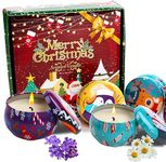 TOJUNE Christmas Scented Candles Gi