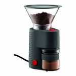 Bodum Bistro Electric Burr Coffee Grinder, Black