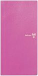 Plus Notebook Notepad, Square, 0.2 inch (5 mm), Crie, A4 x 1/3, Premium Cross, Glossy Purple, 77-949