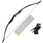 PROFFIX Professional Archery Bow 54'' 40 lbs Recurve Bow and Arrow Sets for Adults