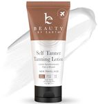 Travel Size Tanning Lotion Self Tanner - With Natural & Organic Ingredients, Non Toxic Gradual Tanning Lotion, Sunless Tanner Tanning Lotion for Fake Self Tan, Tanning Cream Autobronzant Corps