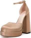 VETASTE Womens Platform Chunky High