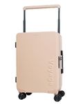 Amrgot Pro Carry On Luggage PC Hardshell Suitcases Airline Approved 20'' Lightweight Luggage with Wide Handle & Spinner Wheels & TSA Lock, Pale Pink, Carry-On 20-Inch, Vision Hardside Spinner Wheel