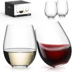 LUNA & MANTHA Stemless Wine Glasses