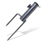 Patio Umbrella Steel Anchor, Beach Umbrella Metal Ground Grass Screw Holder Stands with 2 Forks, Suitable for Summer Beach, Garden, Lawn Yard, Fishing Umbrella