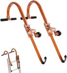 2 Ladder Roof Hooks with Wheels,Hea