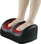 LINGTENG Foot Massager with Heat, Shiatsu Foot Massager Machine with Deep-kneading, Shiatsu, and Heat, Birthday Gifts for Women Men, Dad Gifts and Mom Gifts (Black)