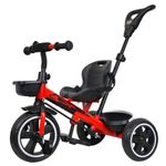 Luusa® Rx500 Kids Tricycle with Parental Control, Seat and seat Belt for Age Group 2+ Years Carrying Capacity Upto 25-KGS Proudly Made in India (Red)