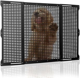 RV Screen Door Protector for Dogs, Adjustable Aluminum Alloy RV Entry Grille Protectors Pet Guard Defender Accessories for Inside Camper Trailer Pets Protection, 22 to 31.5 Inches, Bone Shape