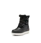 SOREL Women's Joan of Arctic Next Boot Waterproof Boots - Black, Fawn - Size 7