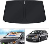 KUST Windshield Sun Shade for Honda Odyssey Mini Van 2011-2017 Window Sunshade Sun Visor Protector Foldable Blocks UV Rays Keep Your Car Cooler