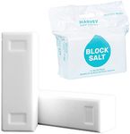 Harvey Block Salt for Water Softeners | Original Pure Grade A Food Quality Salt | 3 Bags, Securely Boxed | Each Bag Contains 2 Salt Blocks | Efficient Softening Solution