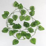 RayLineDo® Pack of 1PCS 7.87ft Artificial ivy Green Vine Leaf Garland Plants Fake Foliage Flowers Decoration