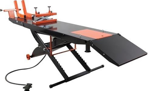 APlusLift MT1500 1500LB Air Operated 24" Width Motorcycle ATV Lift Table / 2 Year Warranty