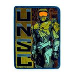 Halo UNSC Master Chief Micro Plush Fleece Throw Blanket | Plush Soft Polyester Cover for Sofa and Bed, Cozy Home Decor, Luxury Room Essential | Video Game Gifts for Adults, Teens | 45 x 60 Inches