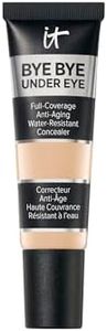 IT Cosmetics Bye Bye Under Eye Concealer (Light Tan) - Waterproof, Full Coverage Brightening Concealer For Dark Circles, Fine Lines, Redness & Discoloration, Anti-Aging, 24H Wear - 0.4 fl oz