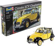 Revell 07095 Citroen 2CV "Charleston" 1:24 Scale Unbuilt/Unpainted Plastic Model Kit, Schwarz