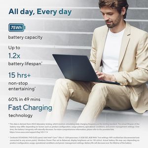 ASUS Zenbook 14 OLED Laptop – Ultra Slim, 14” Display