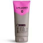 SPF 50 UVA, UVA 5* Sun Protection Gel for Face + Body. Lightweight, Non-greasy, Water resistant, Cruelty free, Clinically Approved for Sensitive & Dry Skin. Factor 50 Sun Cream/Sunscreen LifeJacket