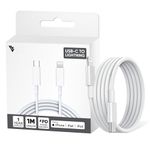 DR VAKU® USB C to Lightning Cable 1M [Apple Mfi Certified] iPhone Fast Charger Cable USB-C Power Delivery Charging Cord for iPhone 14/13/12/12 Pro Max/12 Mini/11/11Pro/Xs/Max/Xr/X/8/8Plus/iPad