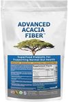 Advanced Acacia Fiber Powder 16oz Soluble Fiber Leaky Gut Repair Powder. Organic Fiber Supplement Powder for Gut Health, Regularity, Digestive Rejuvenation with Hard Copy User Guide